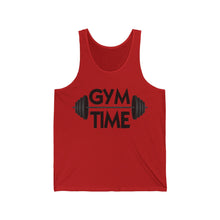 Load image into Gallery viewer, Mens Gym Time Barbell Jersey Tank