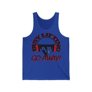 Mens Busy Lifting Jersey Tank