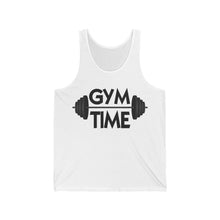 Load image into Gallery viewer, Mens Gym Time Barbell Jersey Tank