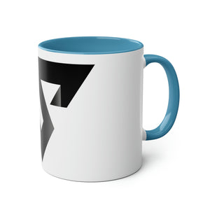 Two-Tone Coffee Mugs, 11oz