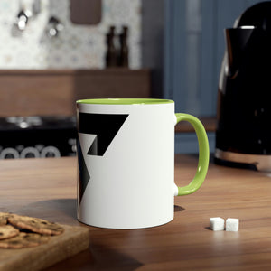 Two-Tone Coffee Mugs, 11oz