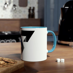 Two-Tone Coffee Mugs, 11oz