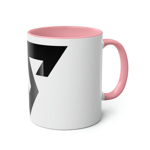 Two-Tone Coffee Mugs, 11oz