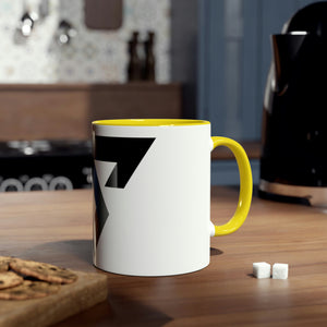 Two-Tone Coffee Mugs, 11oz