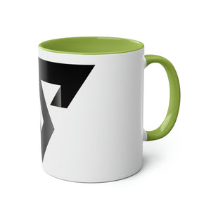 Two-Tone Coffee Mugs, 11oz