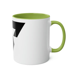 Two-Tone Coffee Mugs, 11oz