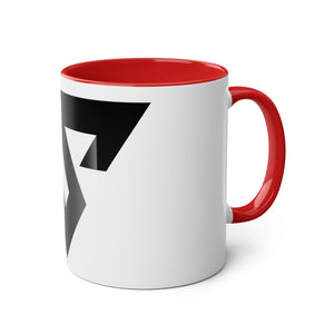 Two-Tone Coffee Mugs, 11oz